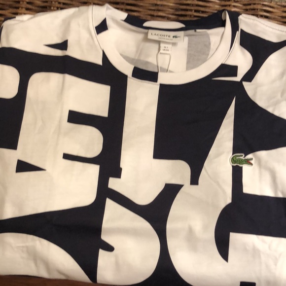 Lacoste shirt black and white - Picture 4 of 4